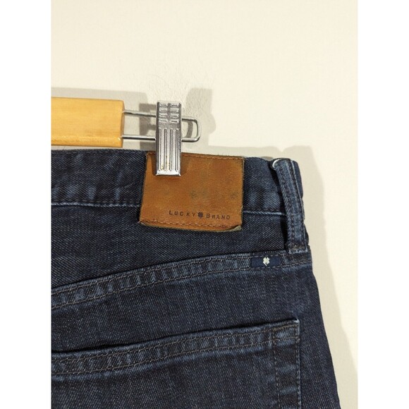 Lucky Brand 121 Heritage Slim Fit Dark Wash Denim Jeans Men Size 36x34 - Picture 3 of 7